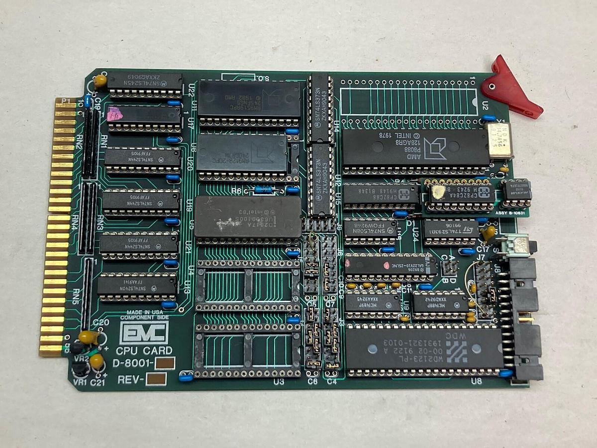Used EMC,D-8001,CPU Card Control Board
