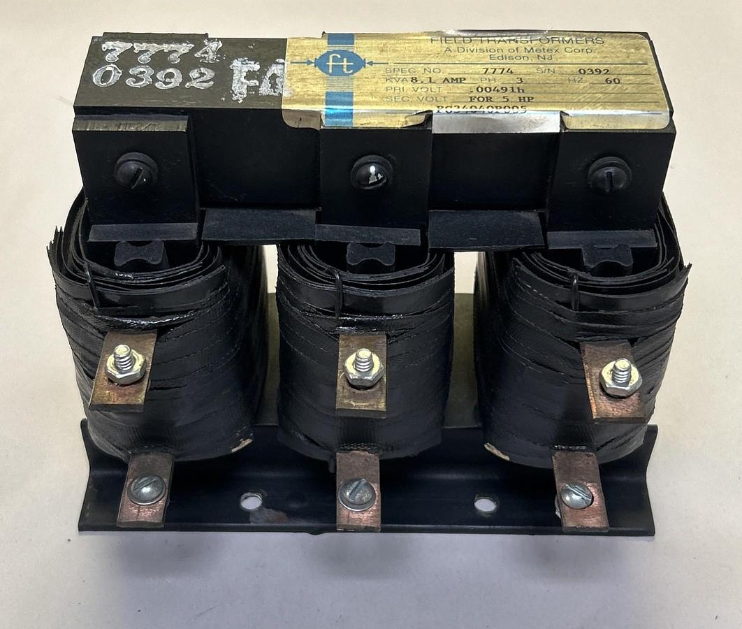 Used METEX,PC34040P005,FIELD TRANSFORMER