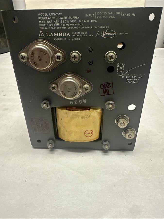 Used Lambda,LOS-Y-12,Regulated Power Supply