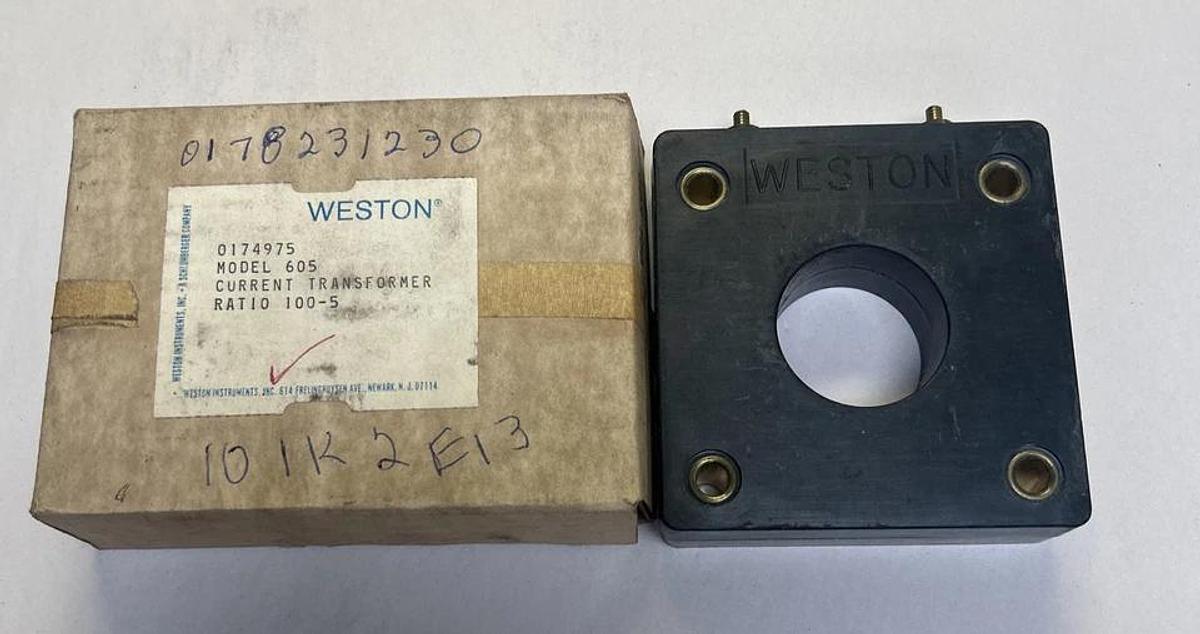 WESTON,605,CURRENT TRANSFORMER NOS