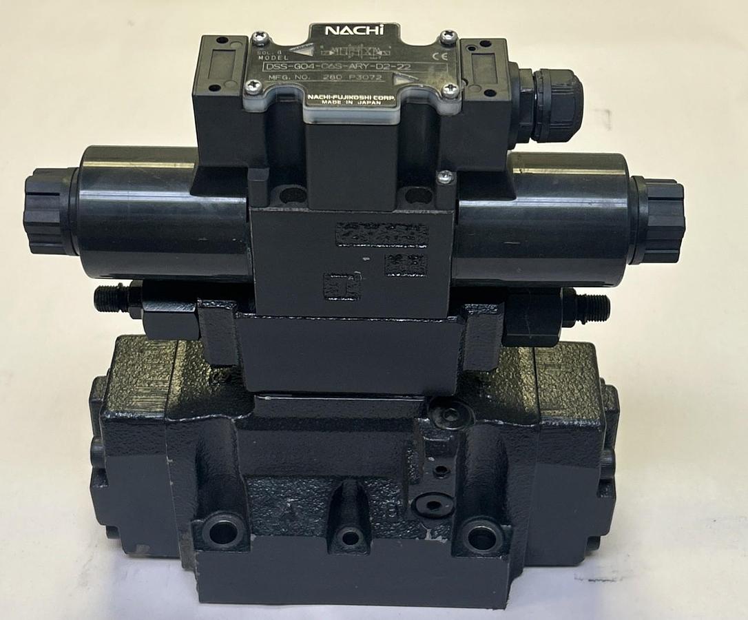 Used NACHI,DSS-G04-C6S-ARY-D2-22,HYDRAULIC DIRECTIONAL CONTROL VALVE