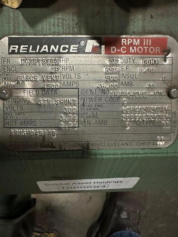 Used Reliance 25 LC2512ATZ