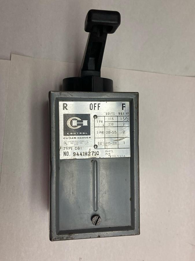 Used Furnas,9441H271C,Drum Switch Type DB1