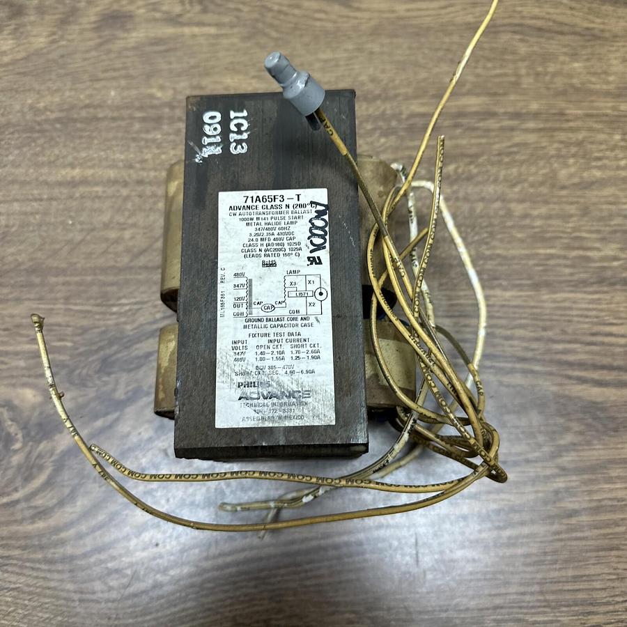 Used Advance,71A65F3-T,Transformer Ballast