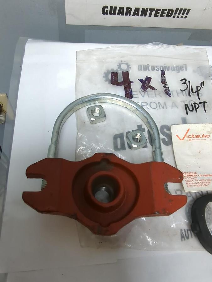 VICTAULIC,STYLE 921,4 IN X1 IN 3/4 INCH NPT MECHANICAL OUTLET NOS