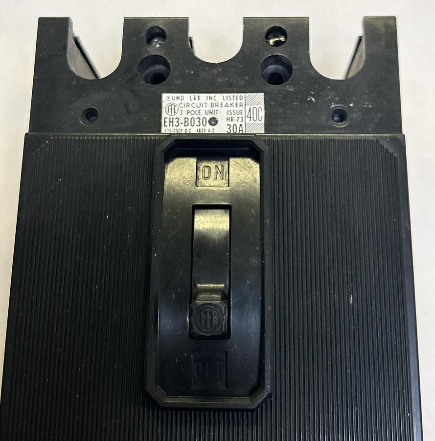 Used ITE,EH3B030,CIRCUIT BREAKER 30A 480V 3P