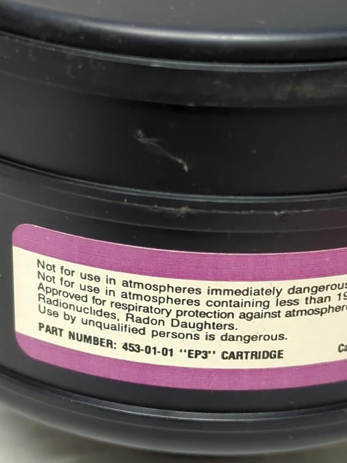 Used RACAL HEALTH & SAFETY,453-01-01,EP3 CARTRIDGE EXPIRED 01/96