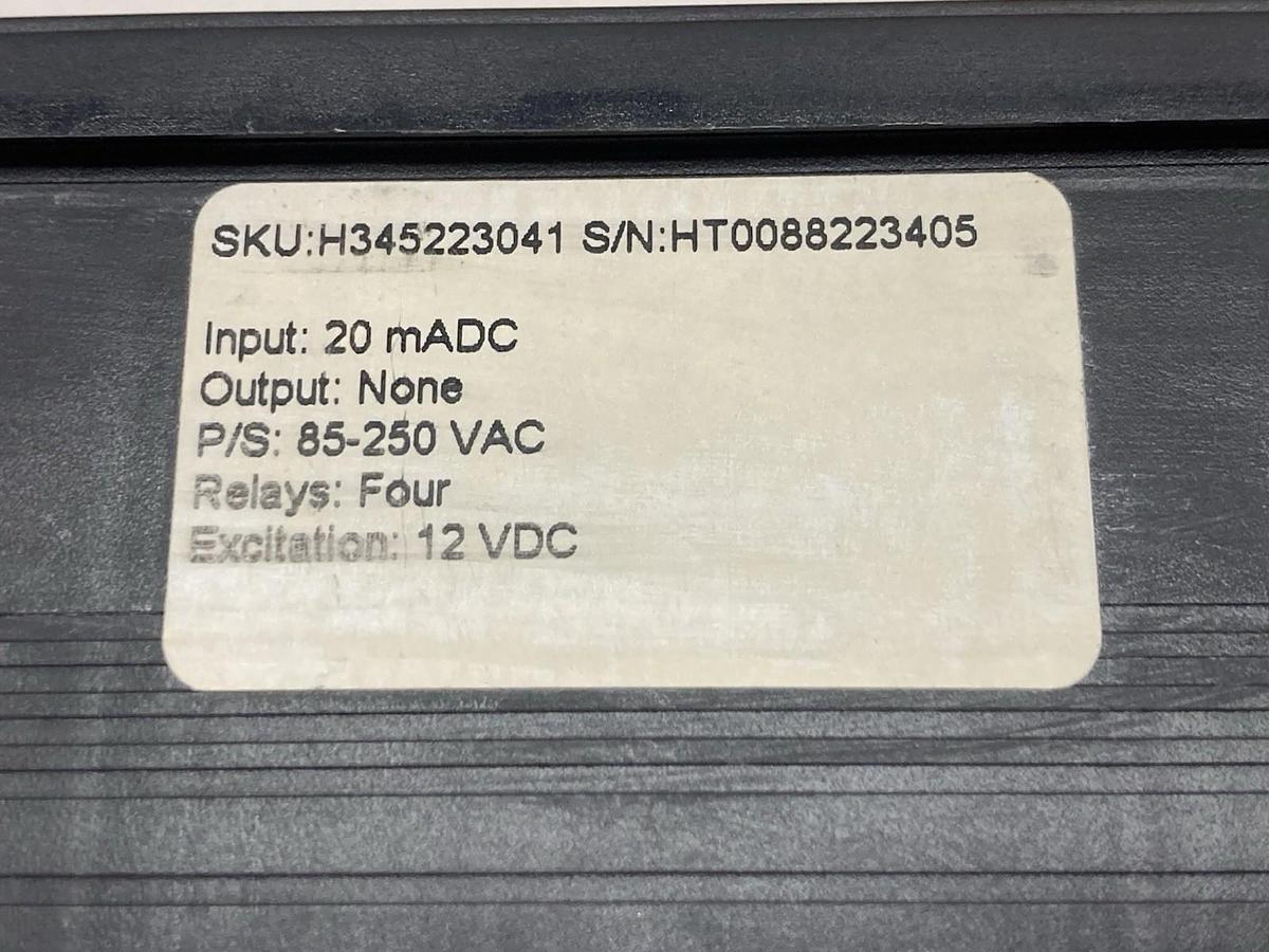 Simpson,H345223041,Digital Panel Meter Simpson Hawk Input:20 mADC 85-250 Vac