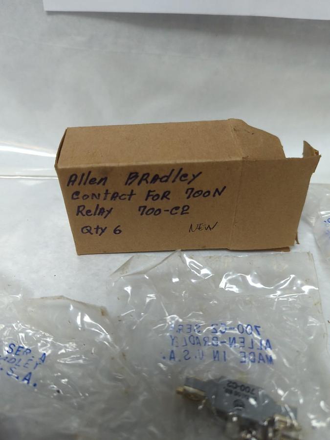 ALLEN-BRADLEY,700-C2,CONTACT CARTRIDGE LOT OF 6 NOS