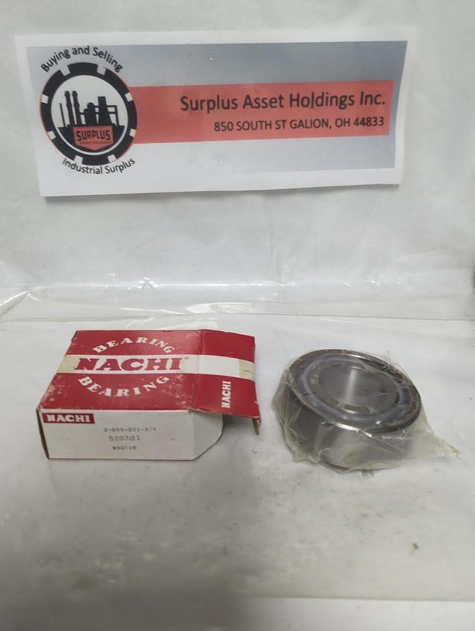 NACHI,2-055-021-315,DOUBLE ROW ANGULAR CONTACT BEARING NOS