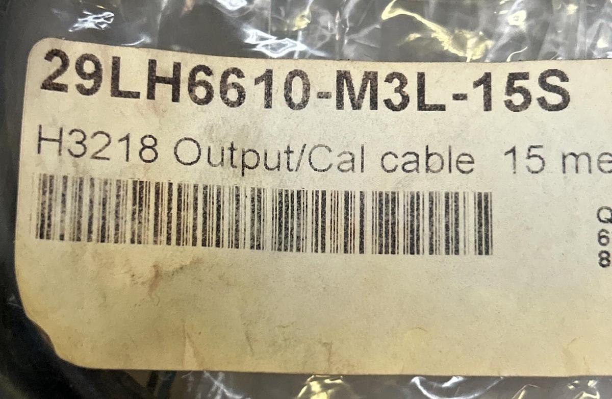 WESCO,29LH6610-M3L-15S,OUTPUT CABLE 15 METERS NOS