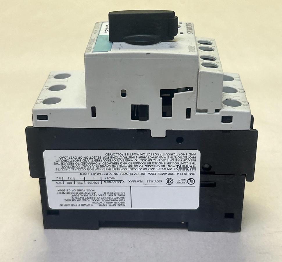 Used SIEMENS,3RV1421-0GA10,MOTOR STARTER