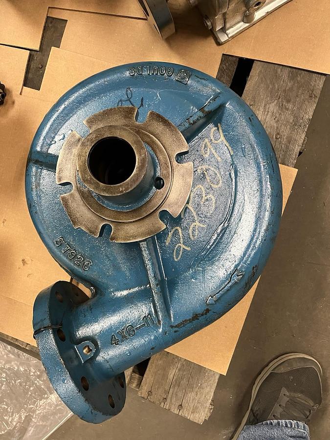 Used GOULDS,57926,CENTRIFUGAL PUMP VOLUTE SIZE 4X6-11 NO IMPELLER