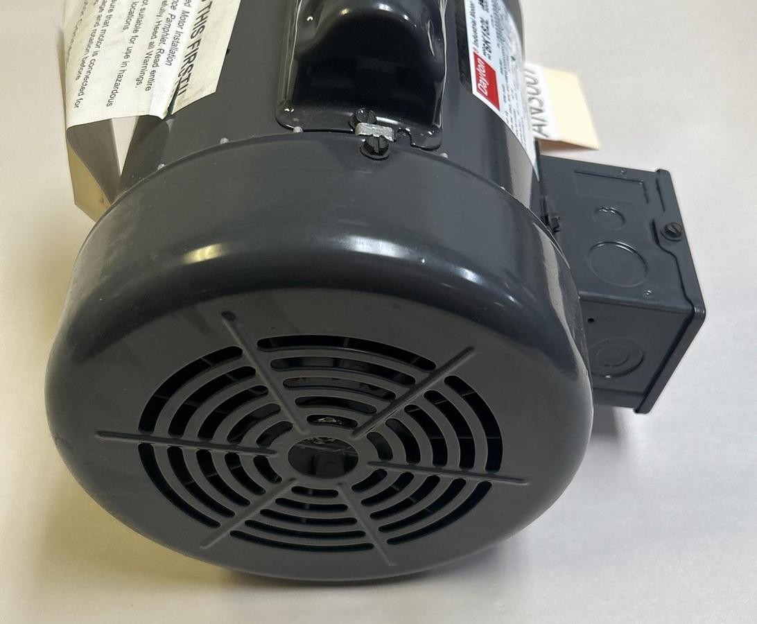 DAYTON,6K182L,INDUSTRIAL MOTOR 1/2HP 115/230V 3450RPM 1PH 56C FRAME