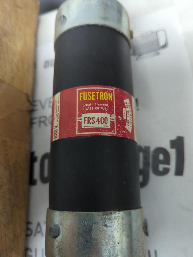 COOPER BUSSMANN,FRS-400,FUSETRON 400 AMP FUSE NOS