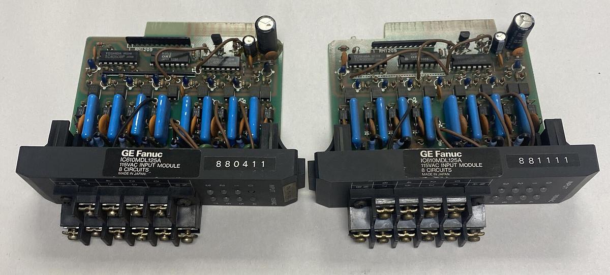 Used GE Fanuc,IC610MDL125A,Input Module Lot Of 2