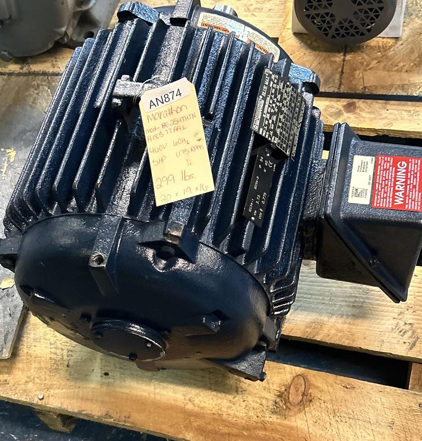 MARATHON,254THTNA18577AAL,BLUE MAX MOTOR 5HP 1175RPM 460V 3PH 254T FRAME