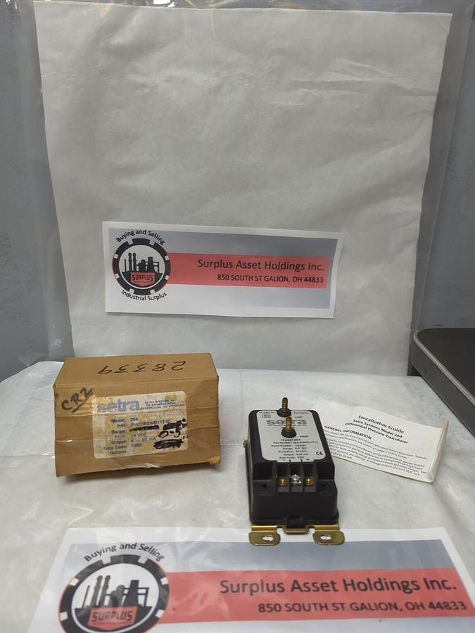SETRA,26410R5WD11T1C,PRESSURE TRANSDUCER 24VDC NOS