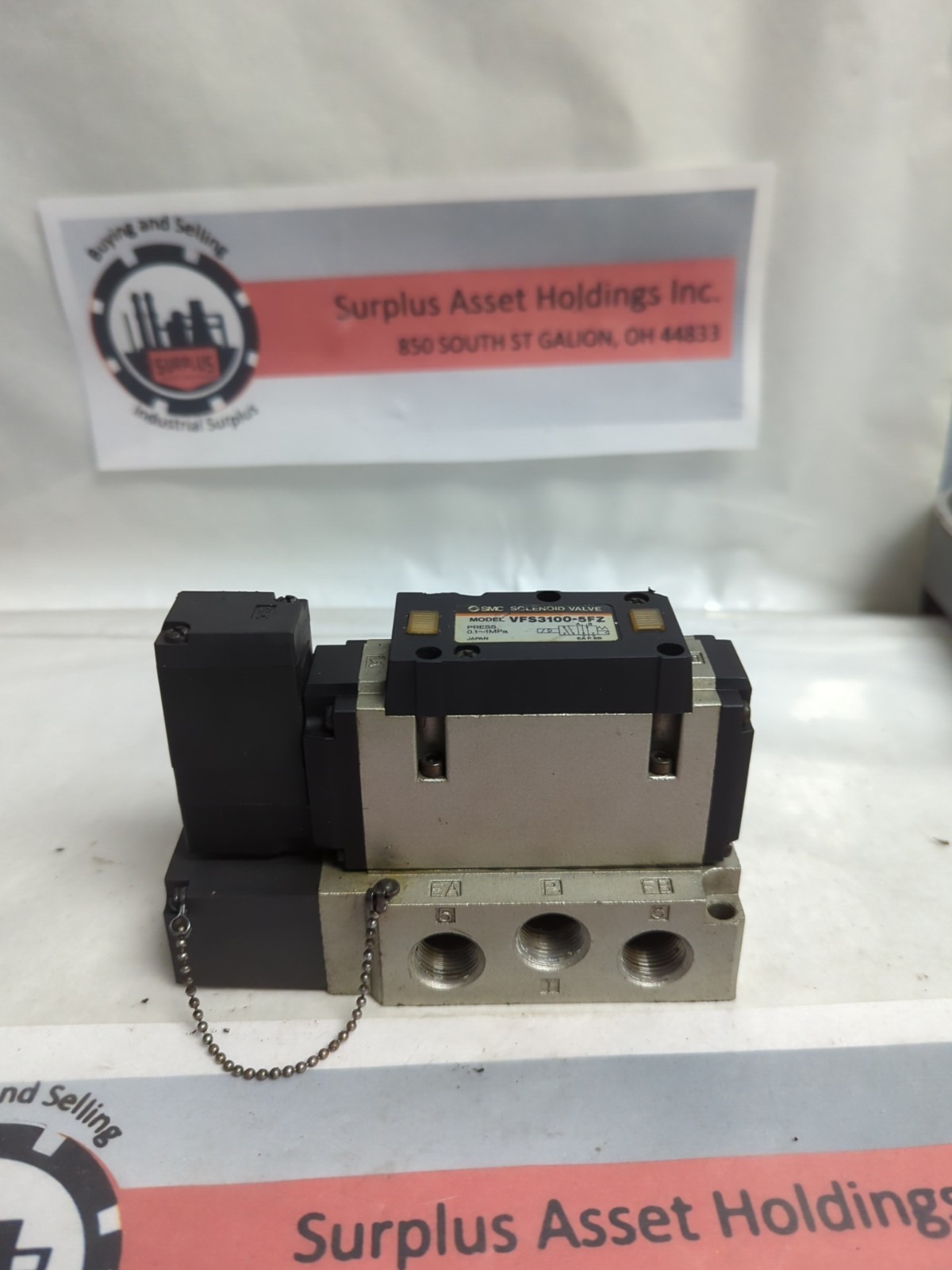 Used SMC,VFS3100-5FZ,SOLENOID VALVE PRE-OWNED