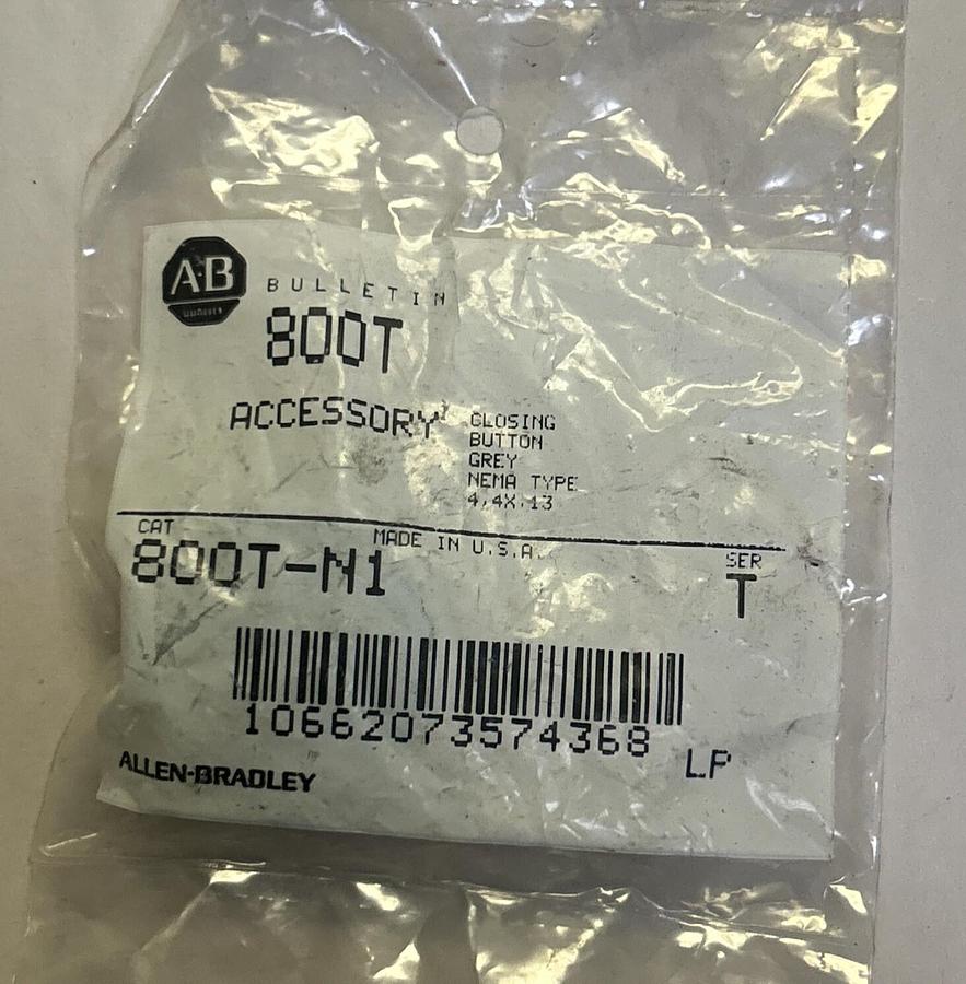 Used ALLEN BRADLEY,800T-N1,CLOSING BUTTON LOT OF 2 NOS