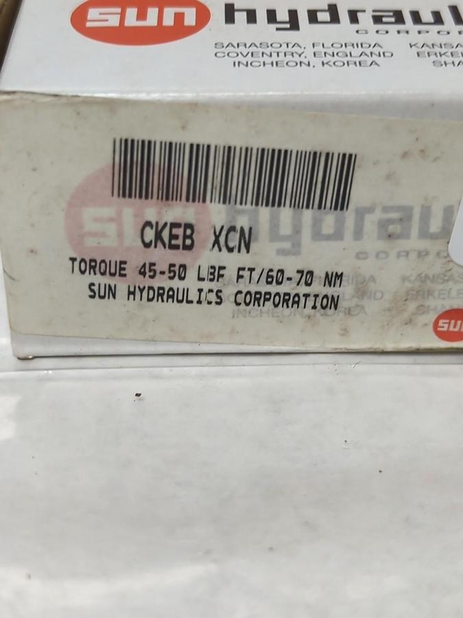 SUN HYDRAULICS,CKEB-XCN,RELIEF VALVE NOS