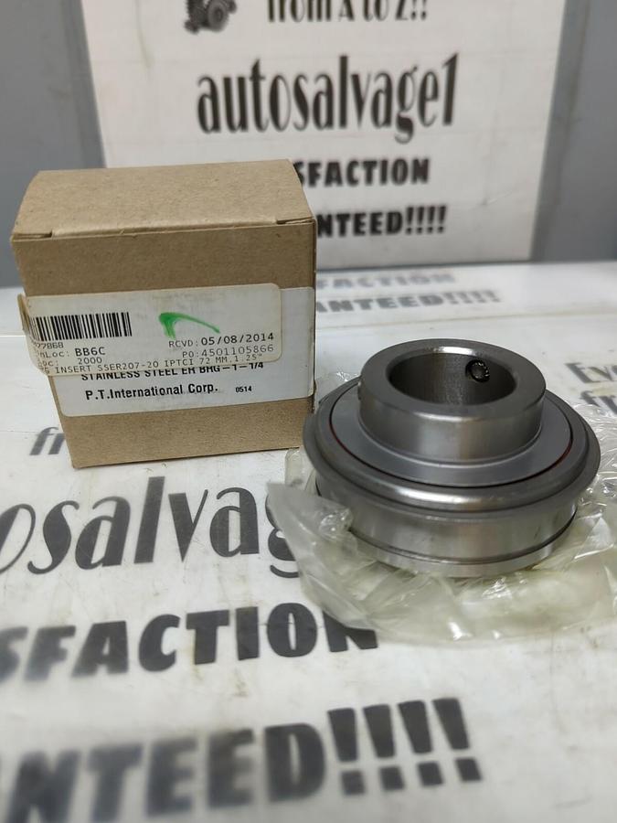 IPTCI,SSER207-20,STAINLESS STEEL BALL INSERT BEARING NOS