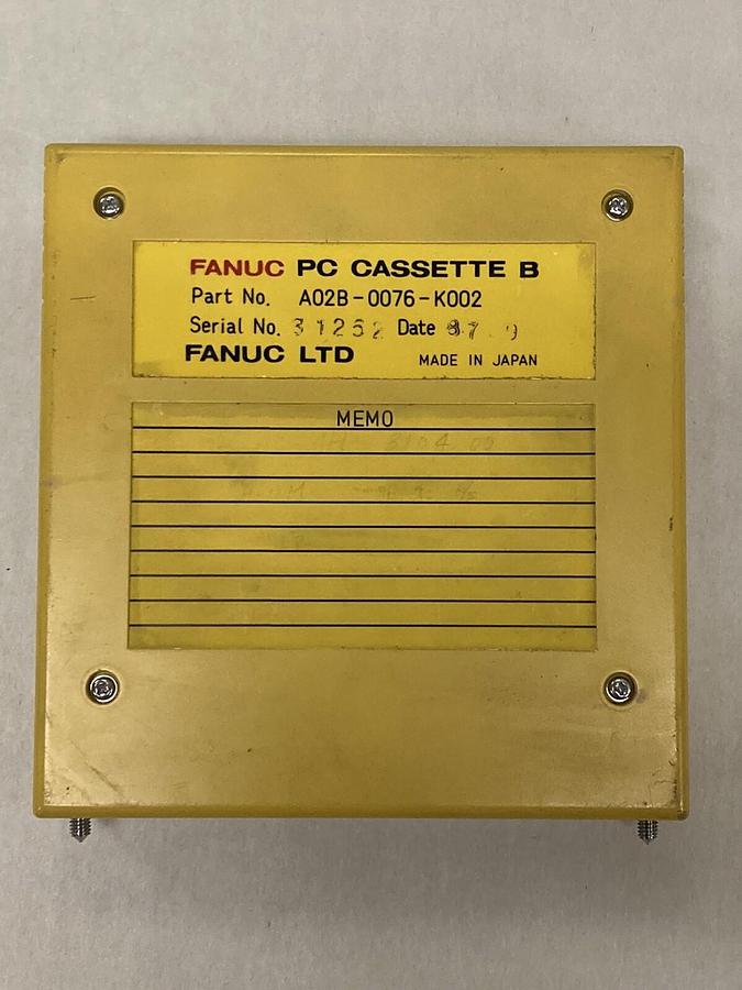 Used Fanuc,A02B-0076-K002,PC Cassette B