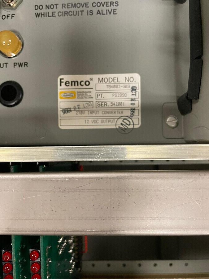 FEMCO HUBBELL CRANE,784002-303,RADIO CONTROL PANEL