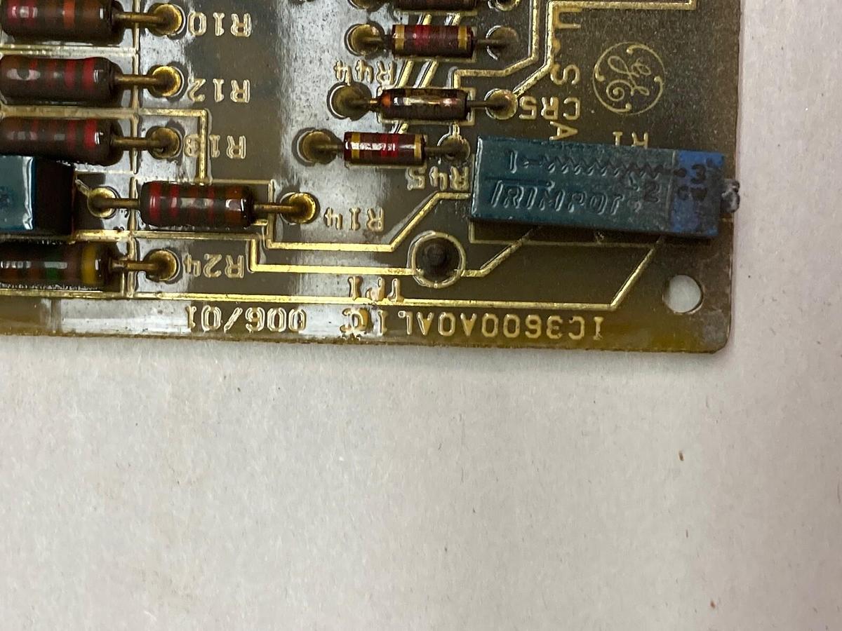 Used General Electric,IC3600A0L1C,Operational Amplifier