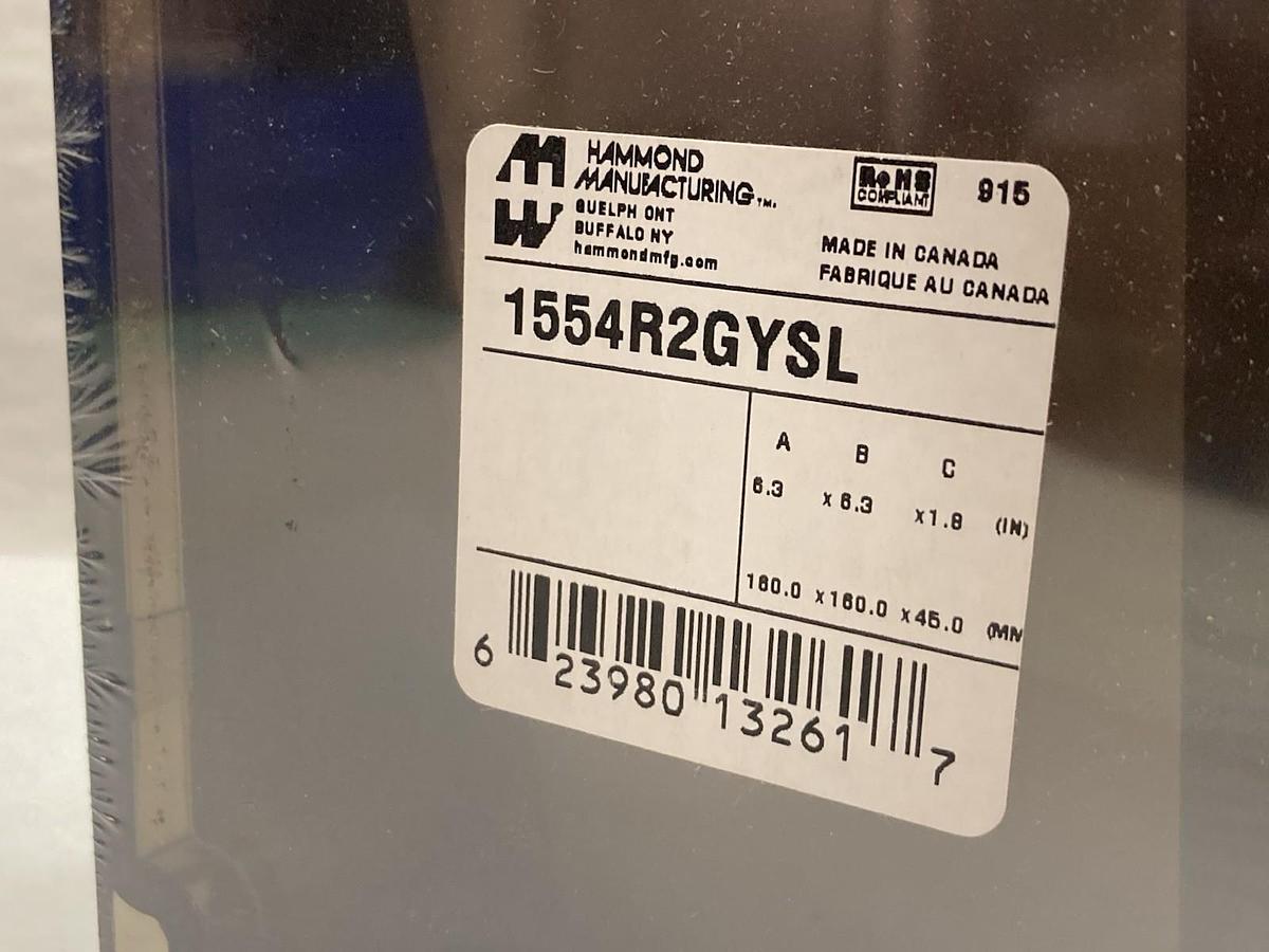 Hammond,1554R2GYSL,Enclosure
