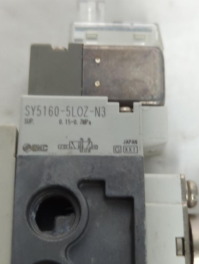 Used SMC,SY5160-5L0Z-N3,SOLENOID VALVE PRE-OWNED