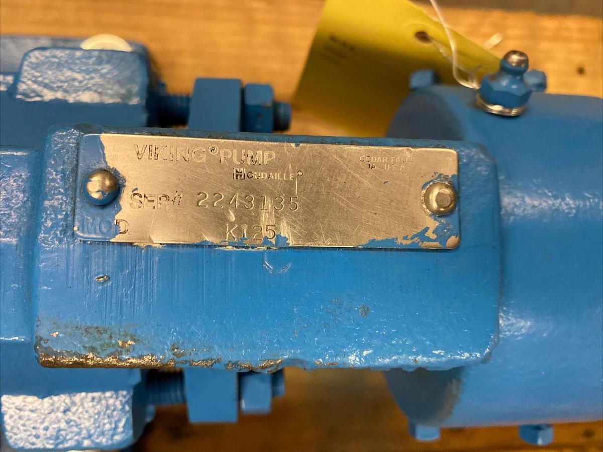 Used VIKING,K125,INTERNAL GEAR PUMP 2 INCH NPT REFURBISHED