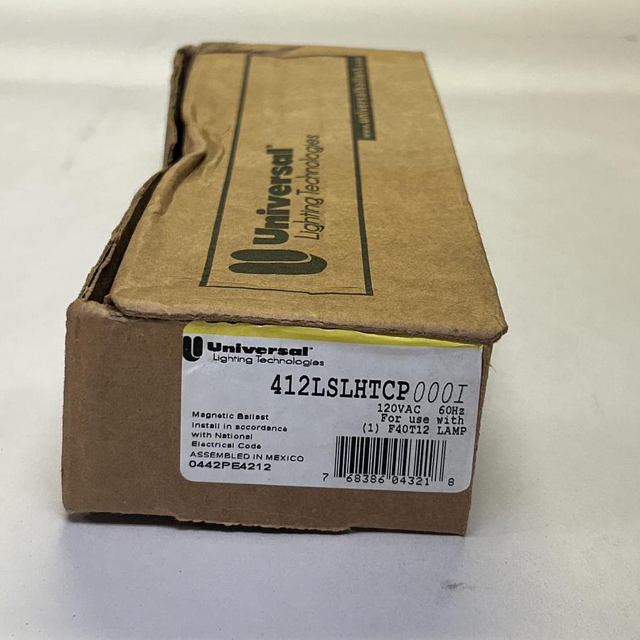 Used UNIVERSAL LIGHING TECHNOLOGIES,412LSLHTCP,MAGNETIC BALLAST 120V NOS