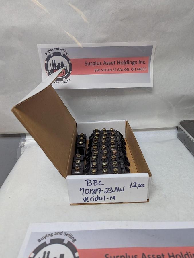 Used BBC,701819-23AW,VERIDUL-M RECTIFIER LOT OF 12 PRE-OWNED