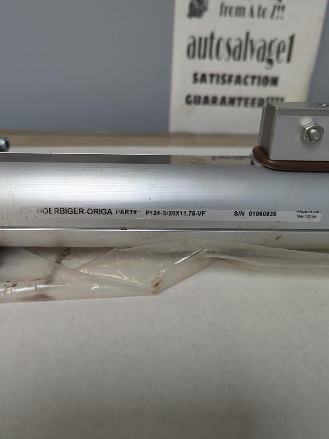 HOERBIGER ORIGA,P124-S/20X11.75-VF, RODLESS CYLINDER..NOS