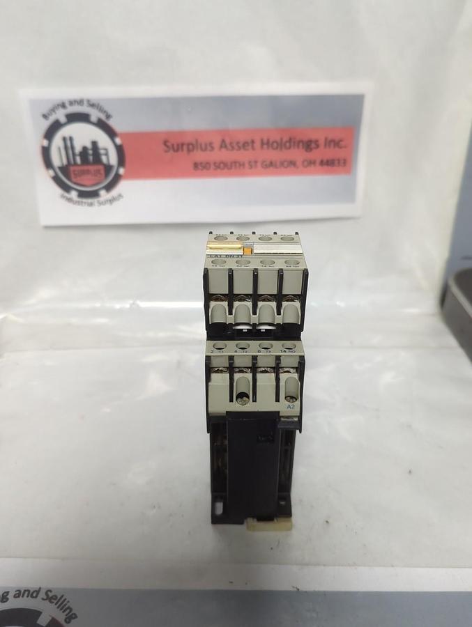 Used TELEMECANIQUE,T85 25A,CONTACTOR W/ LA1 DN 31 AUX CONTACT PRE-OWNED