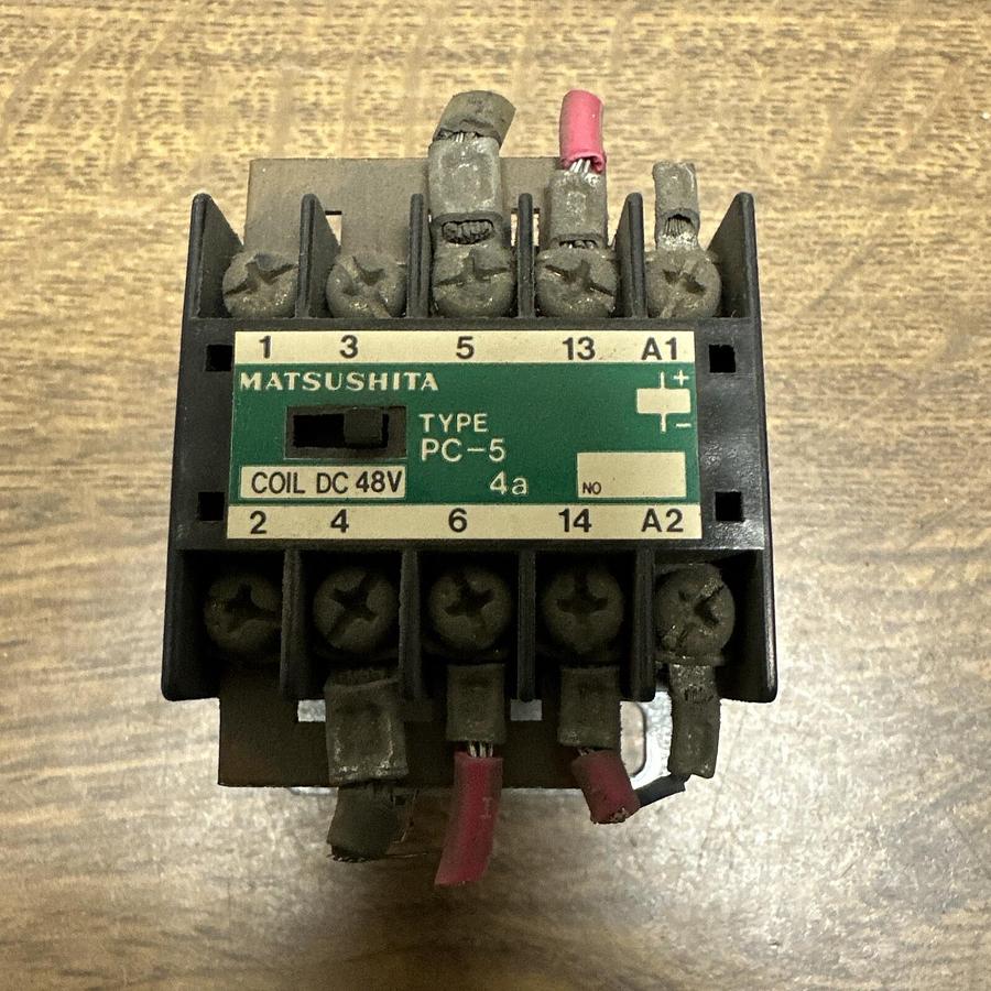 Used Matsushita,PC-5,48 VDC Coil