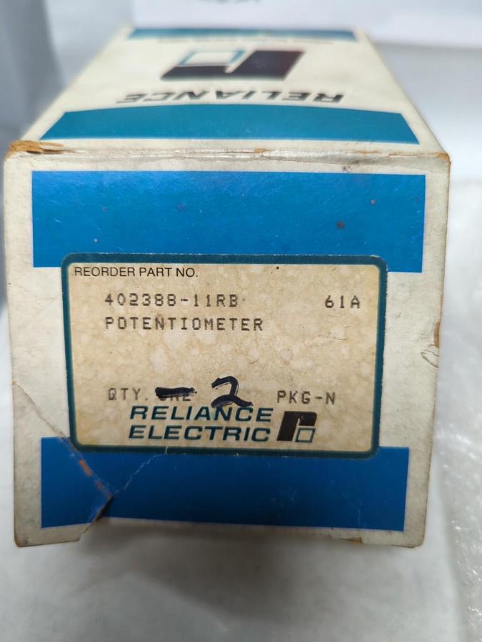 RELIANCE,402388-11RB,POTENTIOMETER LOT OF 2 NOS