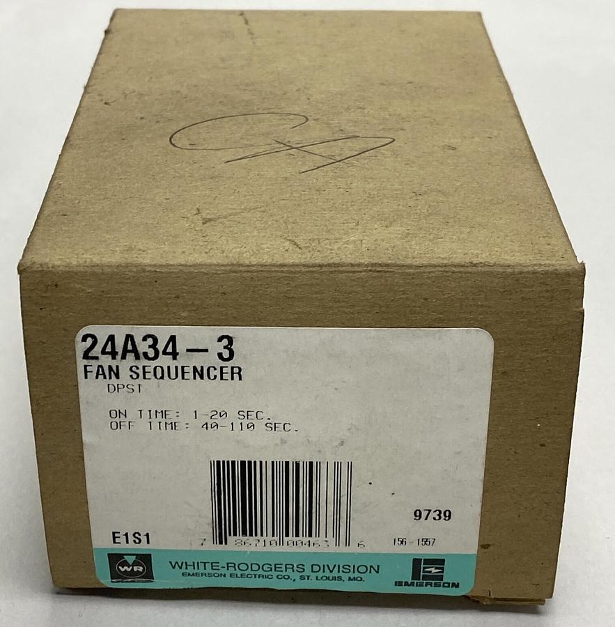 WHITE RODGERS,24A34-3,HEAT SEQUENCER NOS