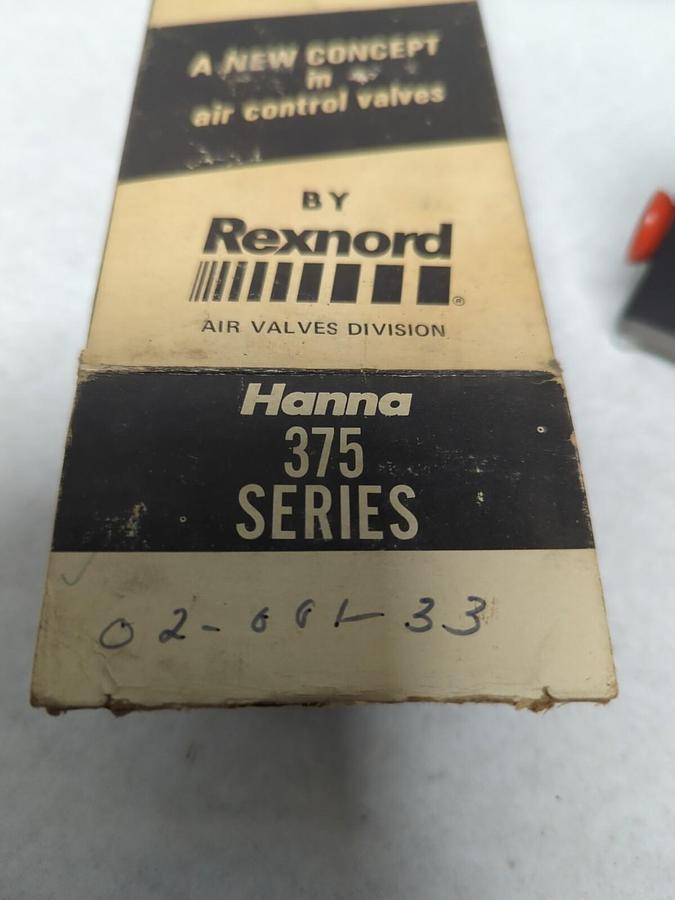 REXNORD-HANNA,375-02-001-33 WF,FOUR WAY VALVE 1/4 INCH NPT PORTS NOS