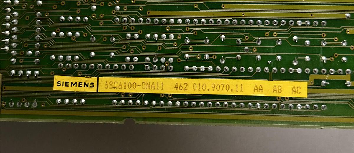 Used SIEMENS,6SC6100-0NA11,ANALOG CONTROL BOARD
