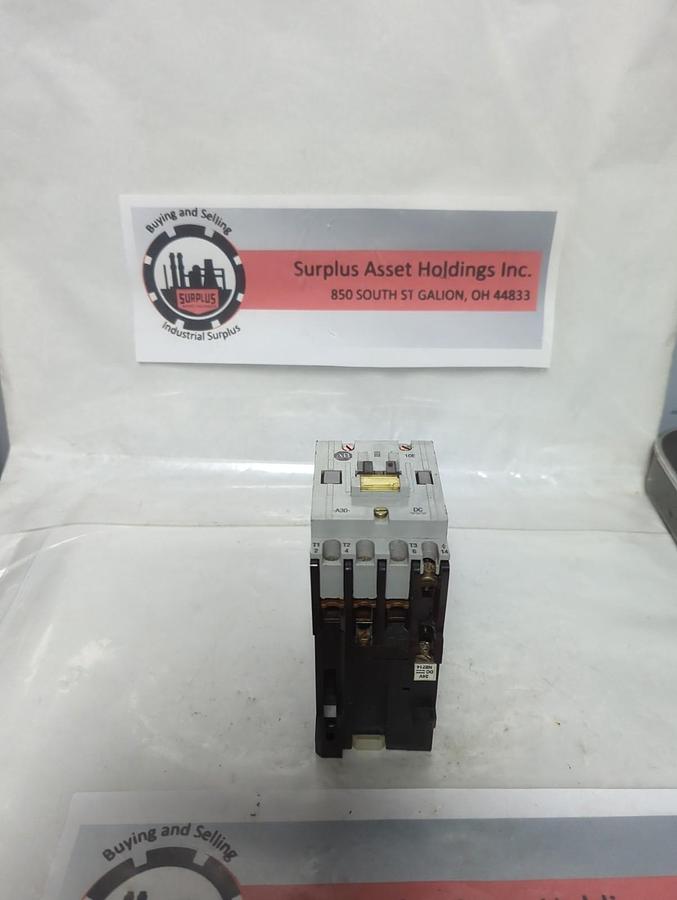 Used ALLEN BRADLEY,100-A30NZ*3,SERIES B CONTACTOR PRE-OWNED