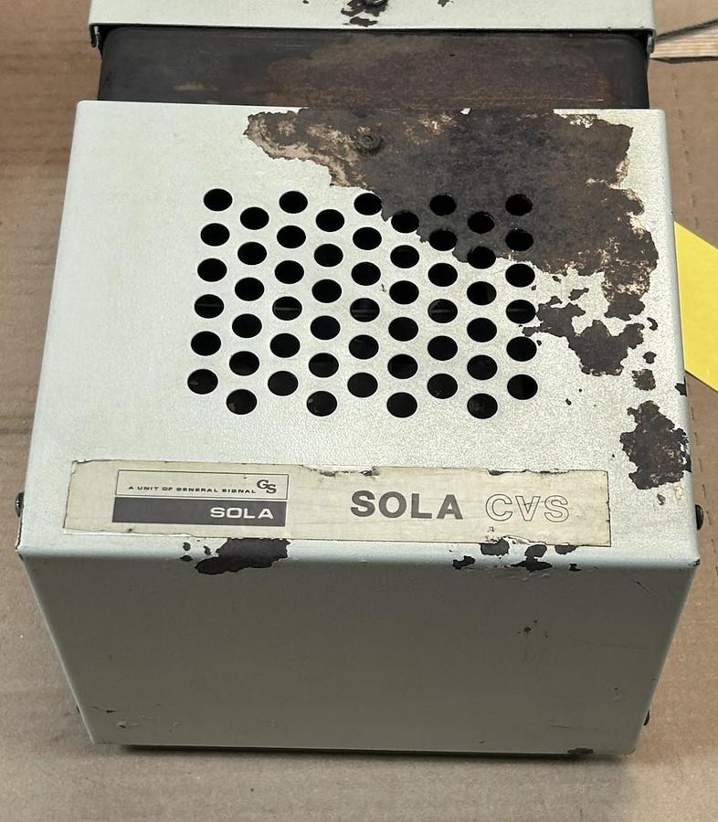 Used SOLA,23-23-150-8,CONSTANT VOLTAGE TRANSFORMER 500VA 120/208/240/480V