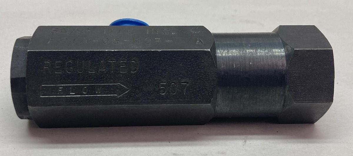 Used Snap Tite,FRIA-05-H2P-A,Flow Control Valve