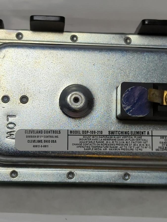 CLEVELAND CONTROLS,DDP-109-210,AIR FLOW SWITCH NOS