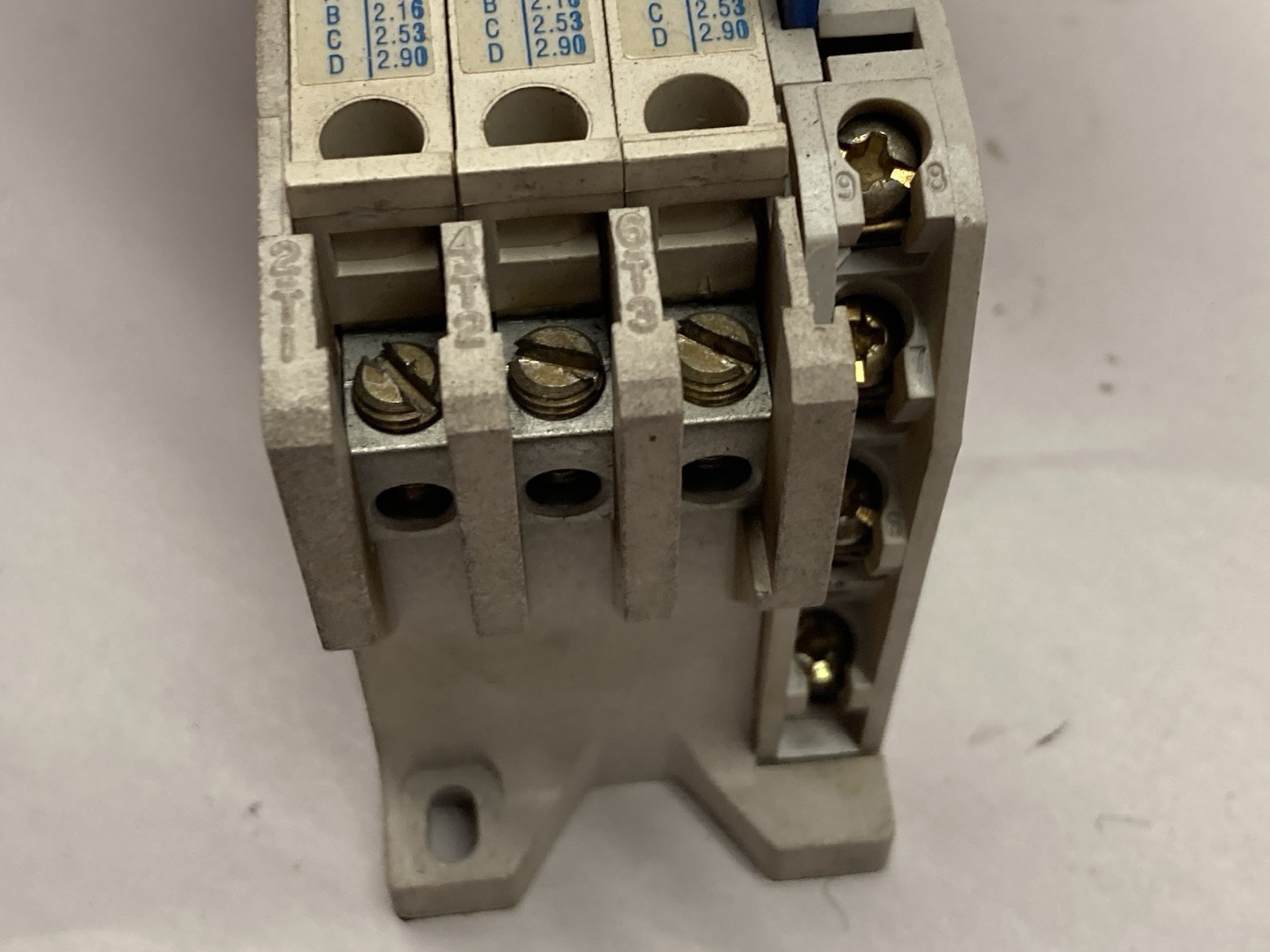 Used Cutler-Hammer,C306DN3,Overload Relay Ser B1 w/C320KGS1 Terminal Block Ser A2