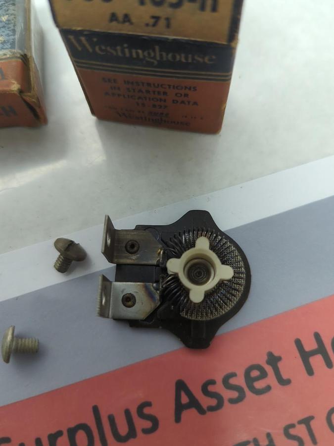 WESTINGHOUSE,966 465-H,OVERLOAD THERMAL HEATER RELAY LOT OF 2 NOS