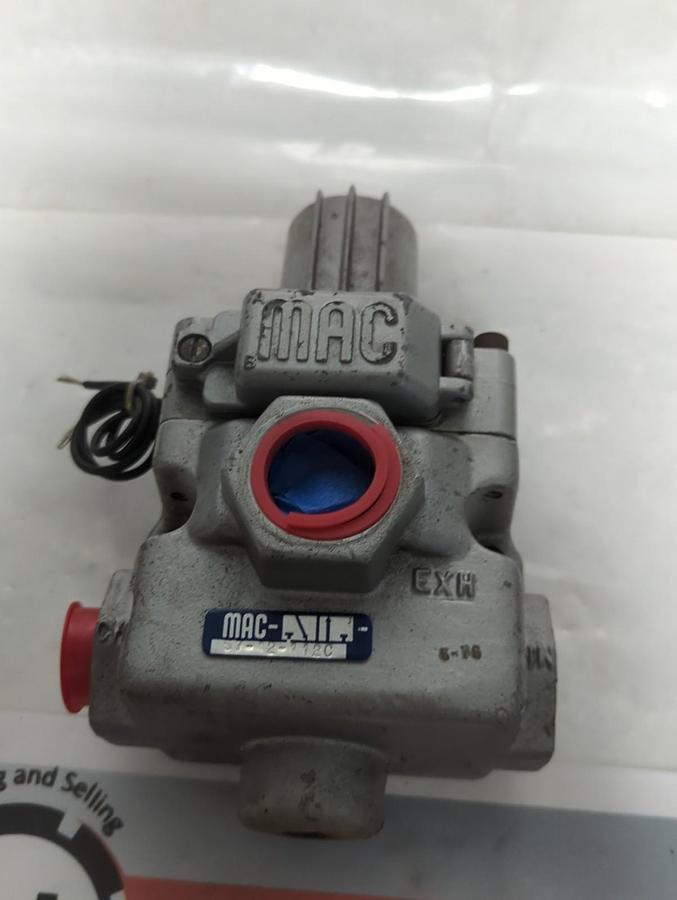 Used MAC VALVES,57-12-112C,SOLENOID VALVE PRE-OWNED