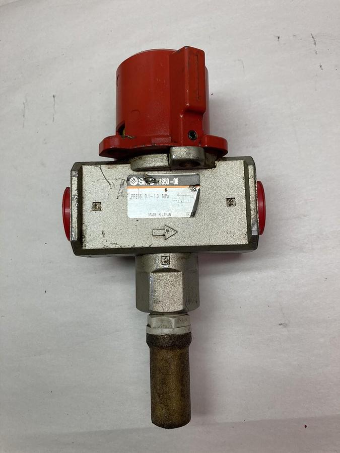 Used SMC,VHS50-06,3-Port Lockout Valve 0.1~1.0 MPa