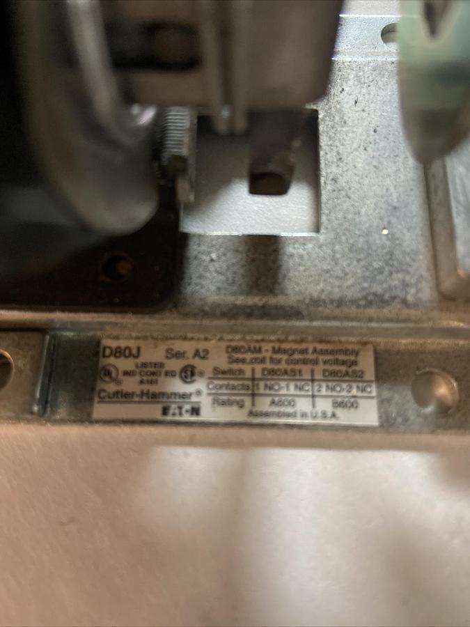 Eaton,D80JE10A,Pneumatic Timer on delay Type PNI 110-120V